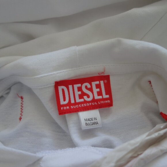 Diesel Now Quaint...A Quiet Queen Size S Long Sleeve Hoody T-Shirt *New w/ Tags* - Picture 10 of 16
